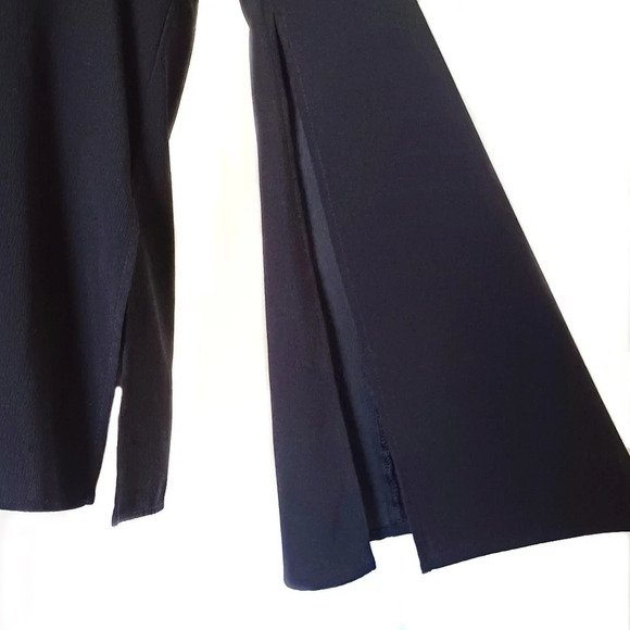 TOPSHOP Deep V Blouse Goth Whimsigoth Indie Sleeze Witchy Going Out - Picture 4 of 6